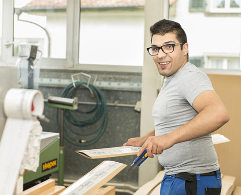 AuftragArbeit unsere Werkstätten übernehmen für gewerbliche Kunden die Verpackung.